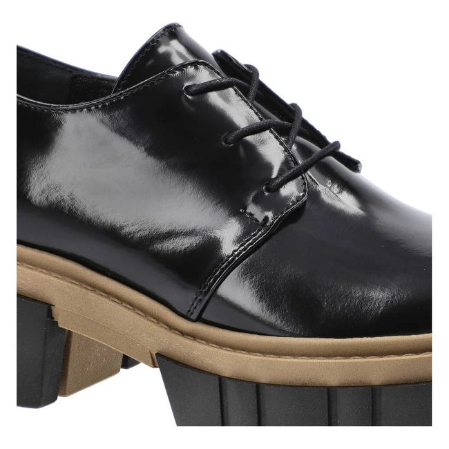 Poltopánky Chebello - 2769/SCB-355-000-PSK-S170 Lakier Czarny Mat.