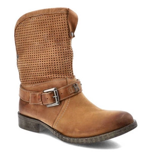 Členkové Topánky Carinii - B2175 Brązowy Ażur