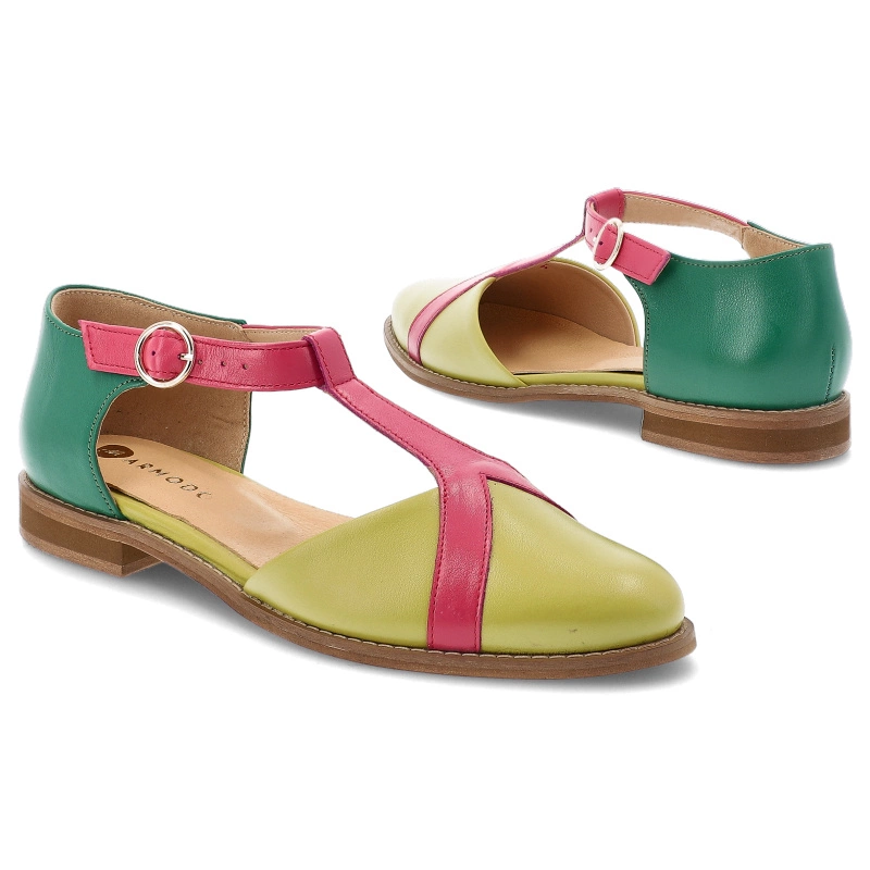 Sandále ARMODO - 4245/35 Limone/Fuksja/Melissa