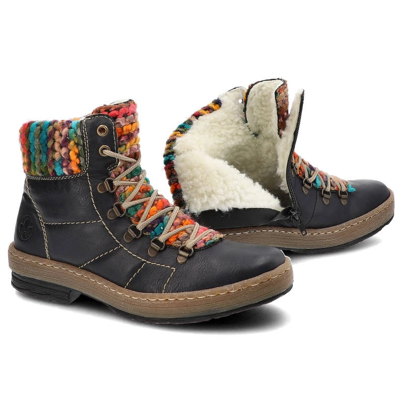 Členkové Topánky Rieker - Z6706-14 Blue Combination