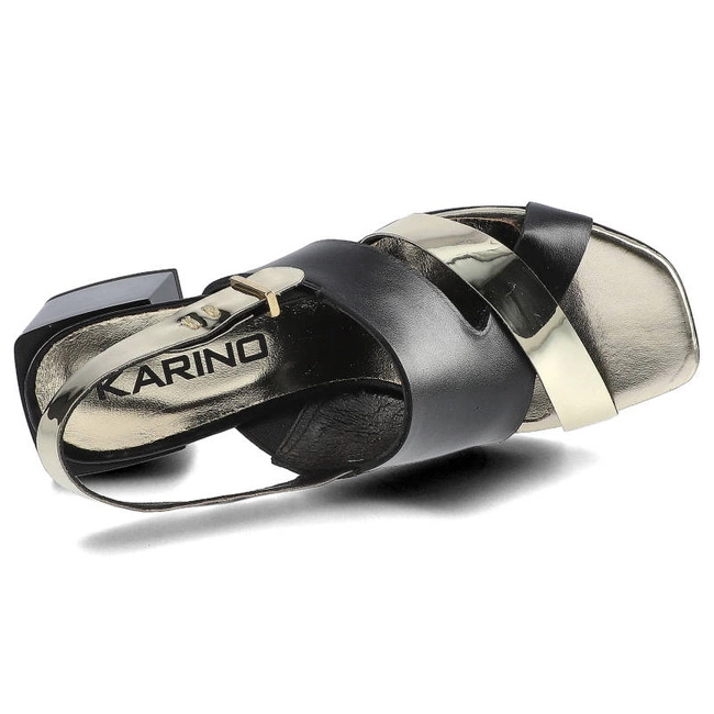 Sandále Karino - 3474/151-P Czarny/Złoty