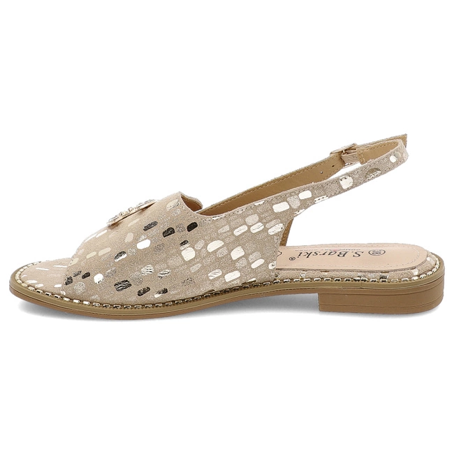 Sandále S.BARSKI - KV51-096 Lt.Gold