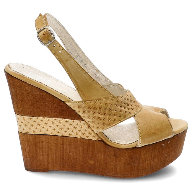 Sandále Simen - 6088 A1518 Żółty