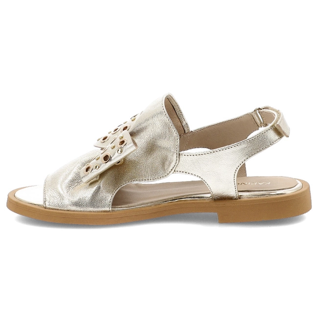 Sandále KARINO - 5580/074-P Złoty/Lico
