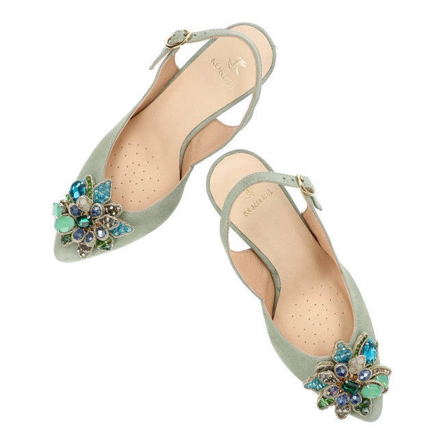 Lodičky Kordel - 2492 Mięta Welur