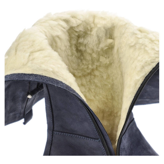 Čižmy Chebello - 2107_019-000-MIS-S05 Granatowy