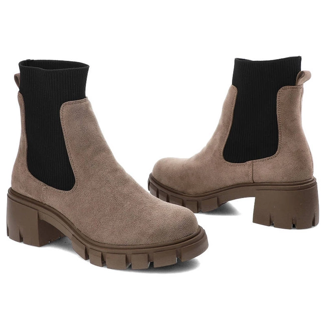 Členkové Topánky Filippo - DBT4222/22 TP Taupe