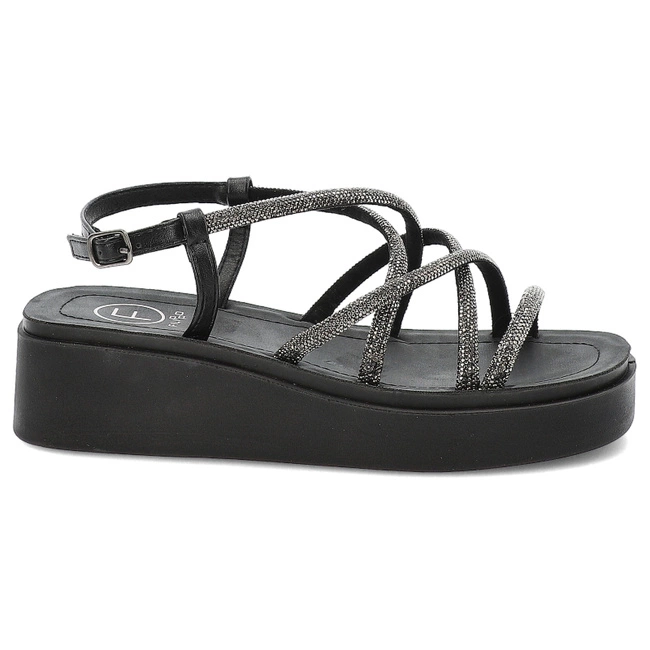 Sandále FILIPPO - DS6898/25 BK Czarny