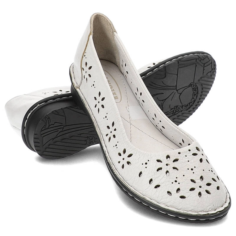 Poltopánky Lanqier - 38C334 Biały White