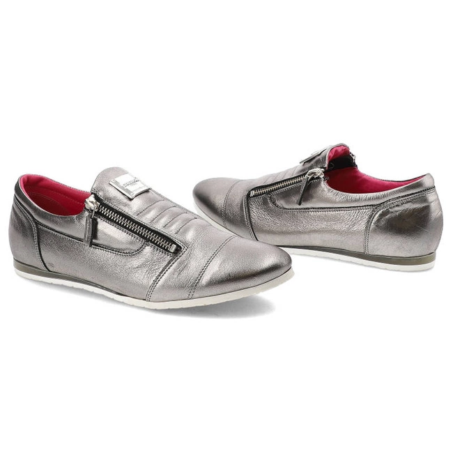 Poltopánky Karino - 1677/127-P Szary/Nikiel