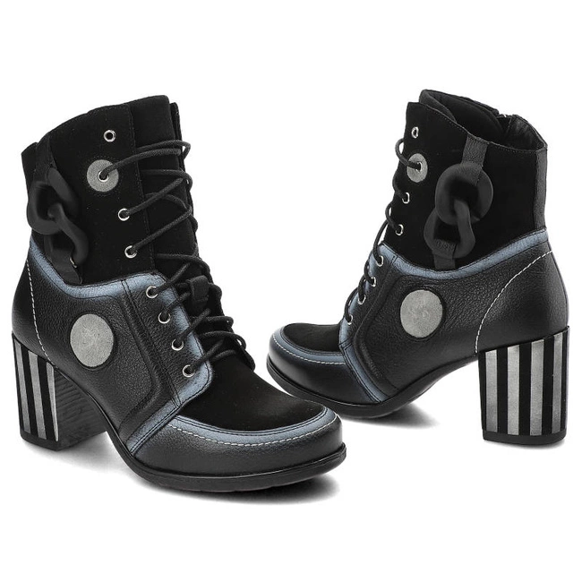 Členkové Topánky Maciejka - 05599-01/00-7 Czarny+Biały