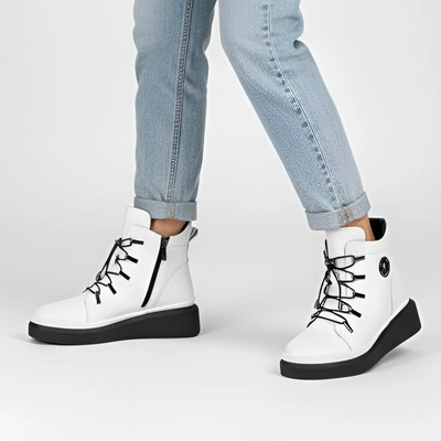 Členkové Topánky FILIPPO - DBT7416/25 WH Biały