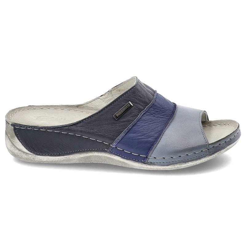 Šľapky Pollonus - 5-0918 Błękitny/Niebieski/Granatowy