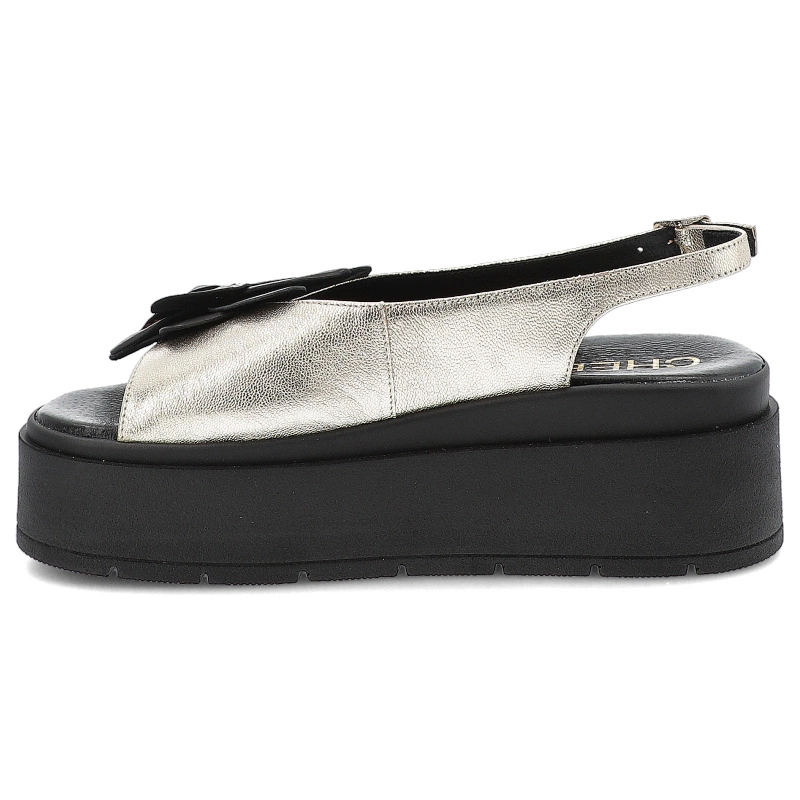 Sandále CHEBELLO - 4645_-046-000-PSK-S370 Złoty/Czarny