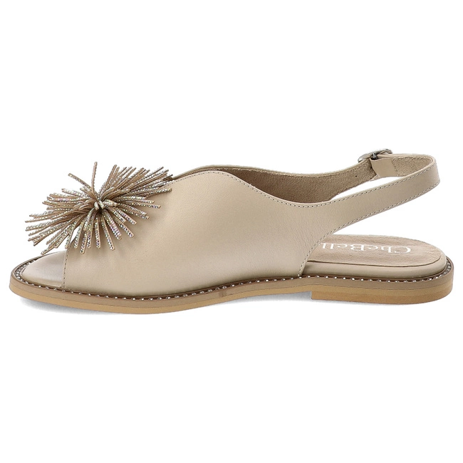 Sandále Chebello - 4344_-394-000-PSK-S130 Beżowy