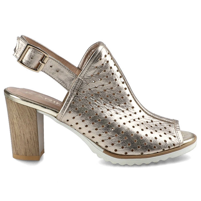 Sandále Karino - 1997/074-P Złoty