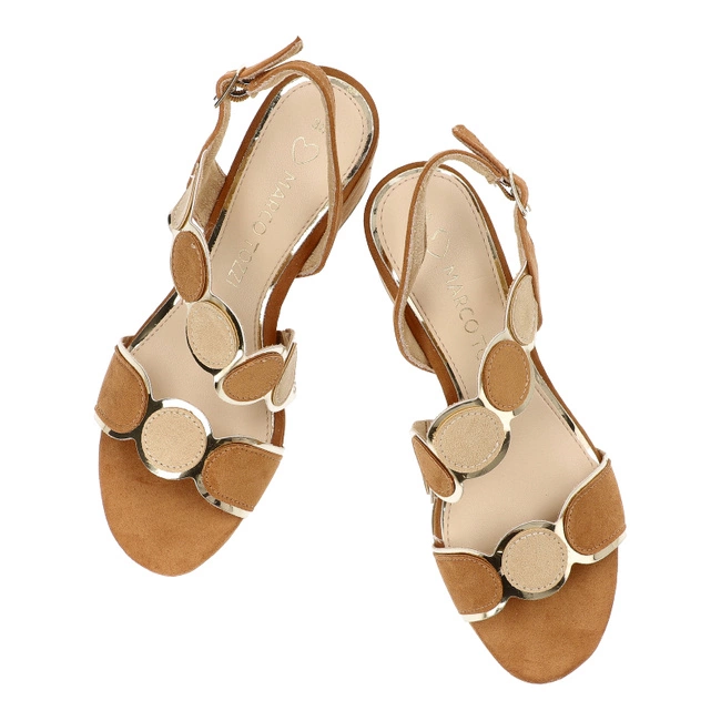 Sandále Marco Tozzi - 2-28347-42 395 Almond Comb