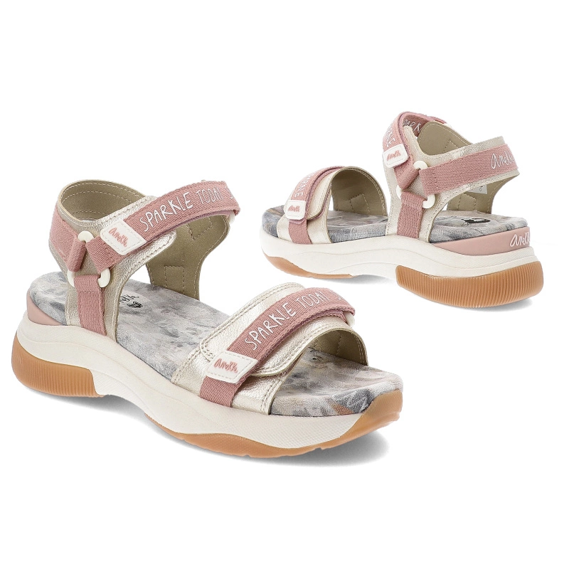 Sandále ANEKKE - 40381-170 Gold/Pink
