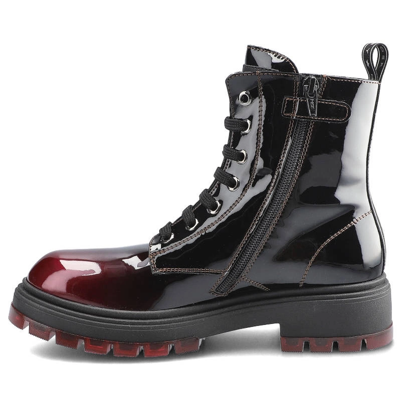 Členkové Topánky Tommy Hilfiger - Lace-Up Bootie T4A5-32017-1244301 Bordeaux 301