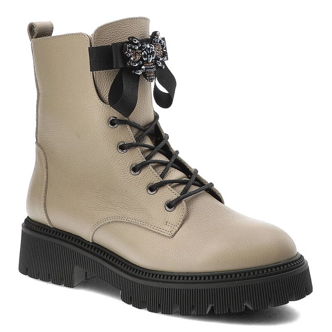 Členkové Topánky Karino - 4914/022-F Beż/Lico