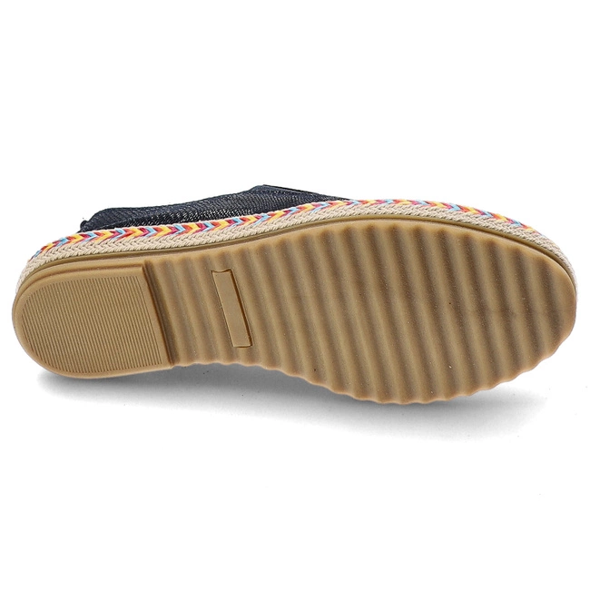 Espadrilky Lanqier - 42C1965 Granatowy