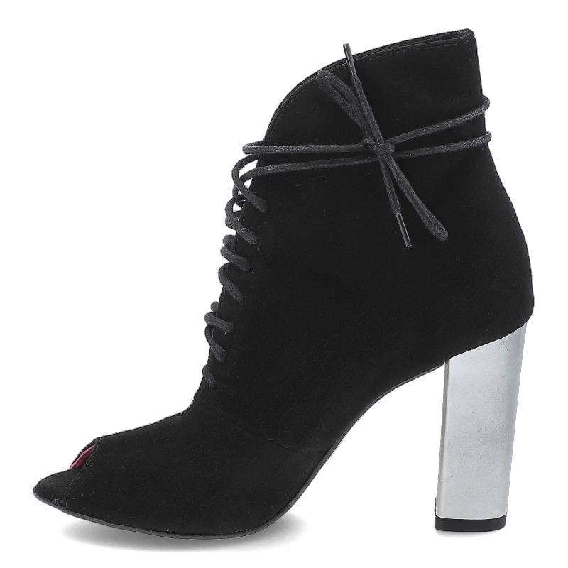 Členkové Topánky Karino - 1615/003-P Czarny/Wel