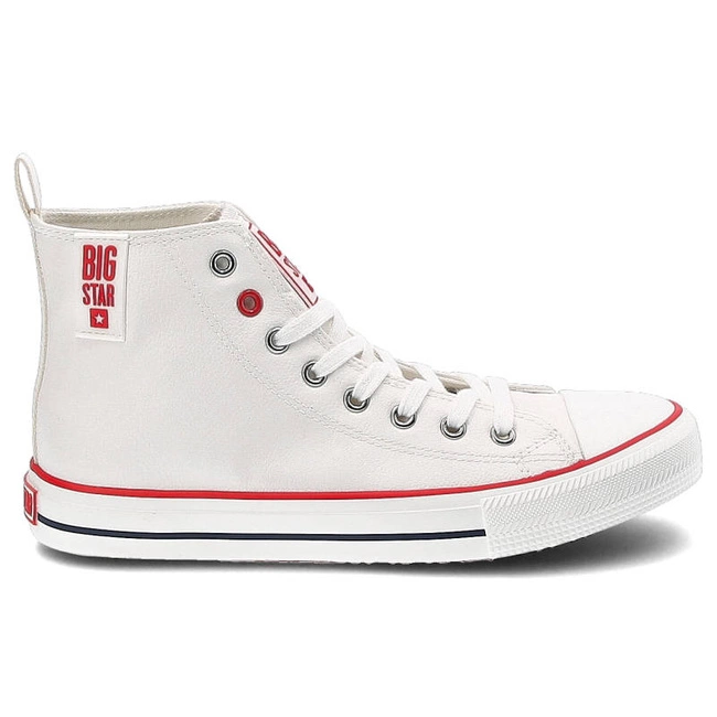 Plátenky Big Star - JJ274132 Biały/Czerwony