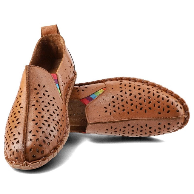 Poltopánky Artiker - 46C0915 Brązowy