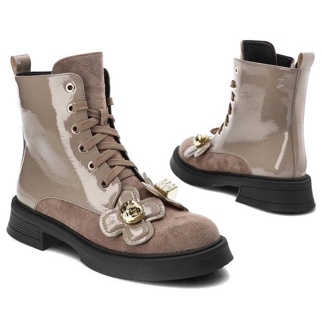 Členkové Topánky S.Barski - MR870-76 Taupe