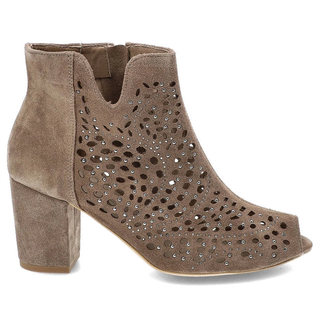 Členkové Topánky Exquisite - 1317 Taupe