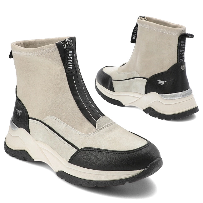 Členkové Topánky Mustang - 1438-501-243 Ivory 51C0016