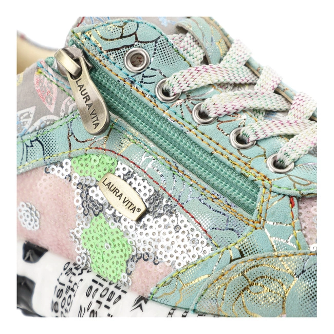 Tenisky LAURA VITA - Burton 1123 SL1826-11F Pistache