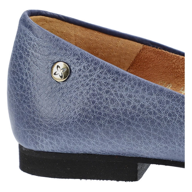 Baleríny Maciejka - 04100-17/00-8 Granat Na Jeans
