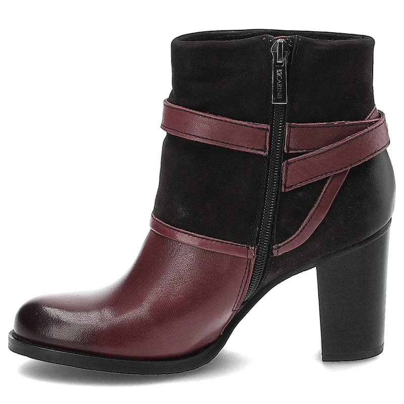 Členkové Topánky Carinii - B3040_-B36-360-POL-857 New York Bordo/S04