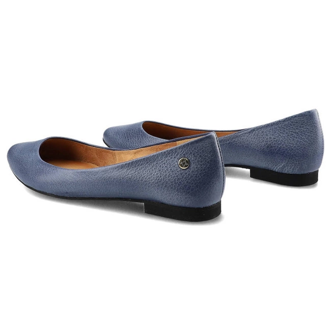Baleríny Maciejka - 04100-17/00-8 Granat Na Jeans