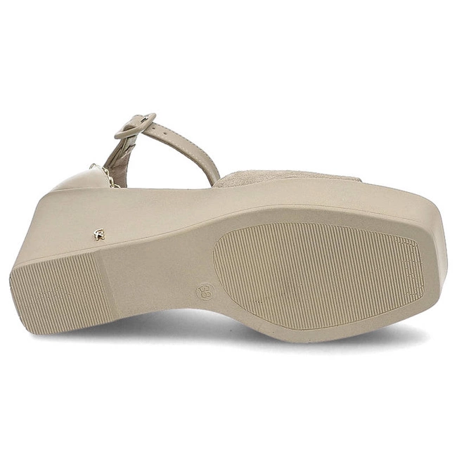 Sandále Carinii - B7882_-R88-R46-000-F06 Beż