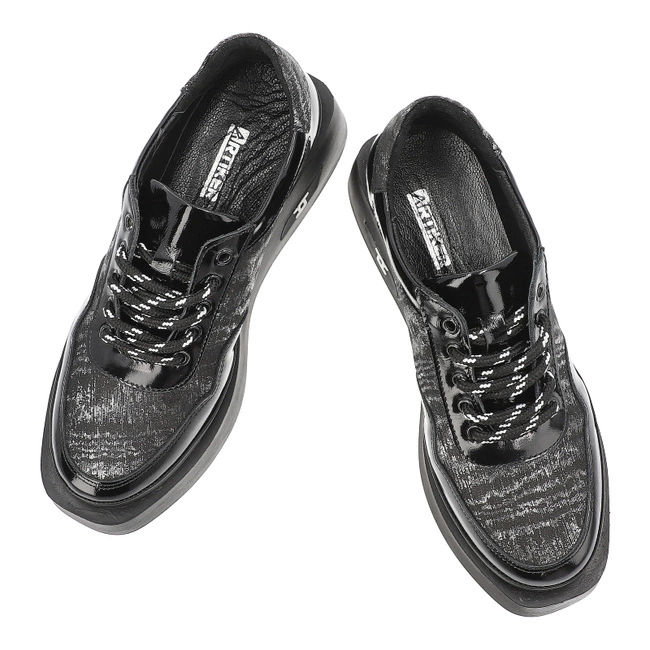 Tenisky ARTIKER - 57C2043 Czarny/Srebrny