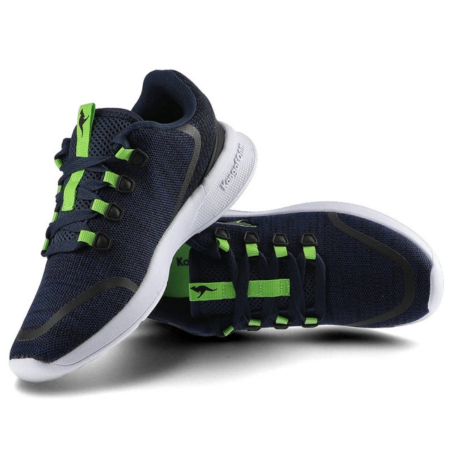 Tenisky Kangaroos - 18318 000 4054 Kf Lock Dk Navy/Lime