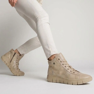 Šnúrovacie Členkové Topánky Armodo - 5-1698-003 Vanilia + Galaxy