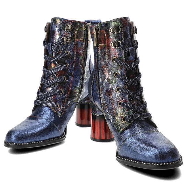 Členkové Topánky Laura Vita - Gucstoo 24 SL174-14 Bleu