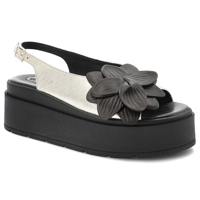 Sandále CHEBELLO - 4645_-046-000-PSK-S370 Złoty/Czarny