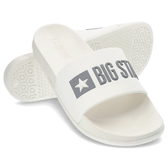 Šľapky Big Star - FF274A199 101 Biały