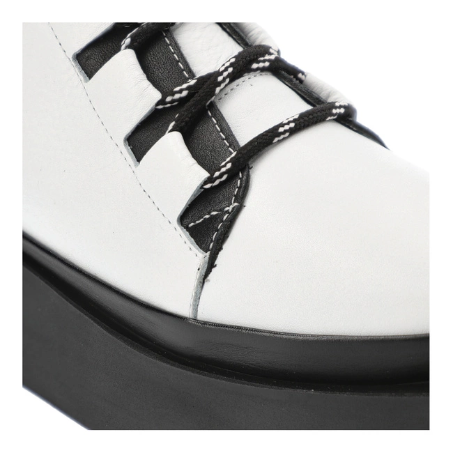 Členkové Topánky Artiker - 55C0812 Biały/Czarny