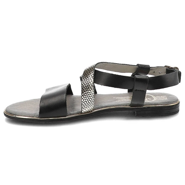 Sandále Lemar - 40033 Bf.Czarny/Kenia Złoty