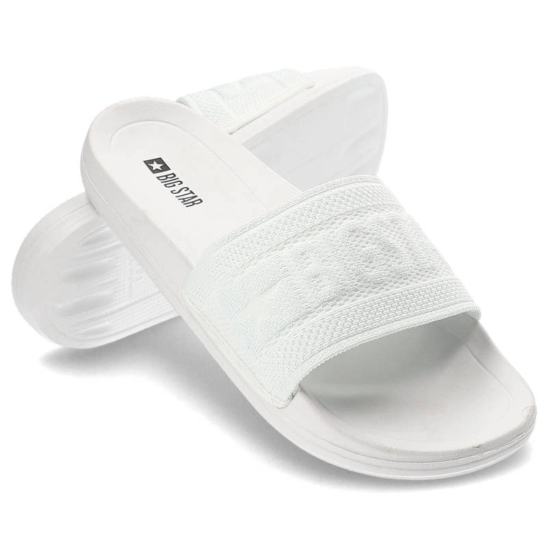 Šľapky Big Star - LL274A159 Biały