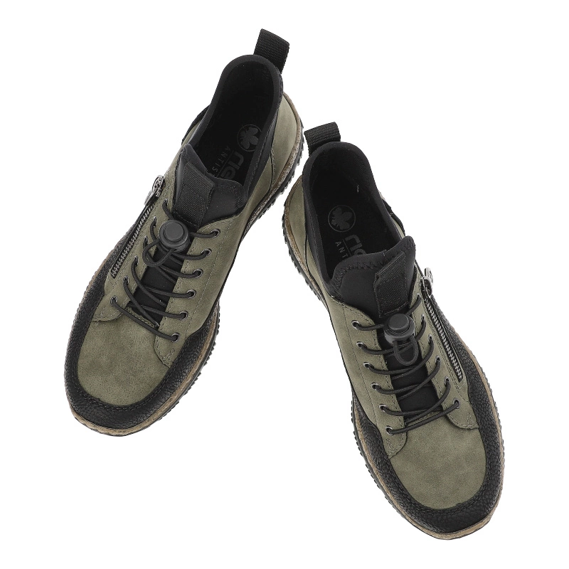 Členkové Topánky Rieker - N32G3-54 Green Combination