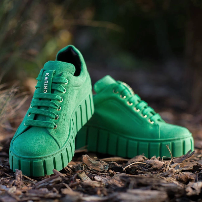 Poltopánky Karino - 4189/026-P Zielony/Welur