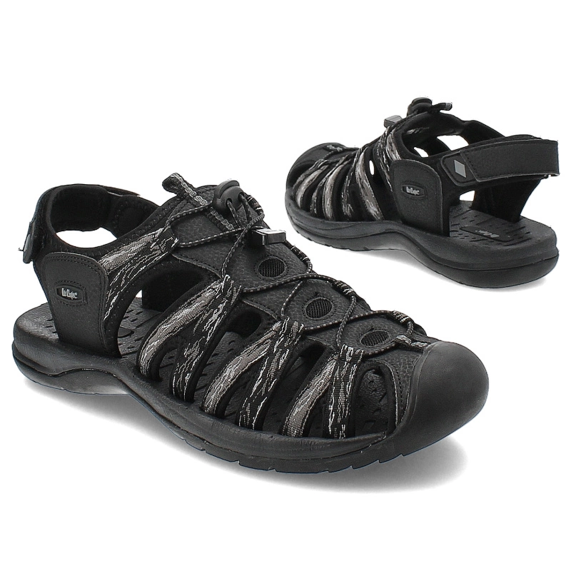 Sandále Lee Cooper - LCW-24-03-2312M Black/Gray