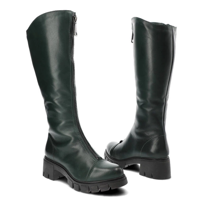 Čižmy Simen - 4259A Antik Zieleń