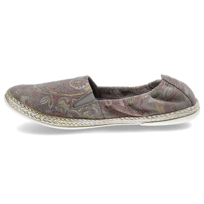 Espadrilky Lemar - 10012 Haft Szary